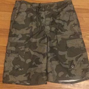 Boy’s Camo Swimming Trunks